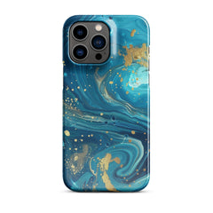 Turquoise Swirl  Snap case for iPhone