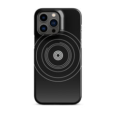 Black Circle Snap case for iPhone