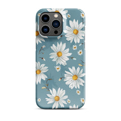 white Daisies Snap case for iPhone