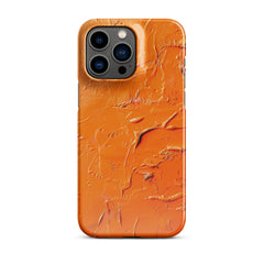 Orange Aastract Snap case for iPhone