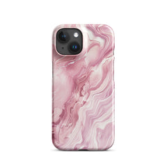 Pink Marble Snap case for iPhone