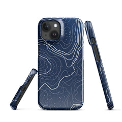 Blue Art Snap case for iPhone