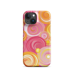 Pink Yellow Phone case for iPhone