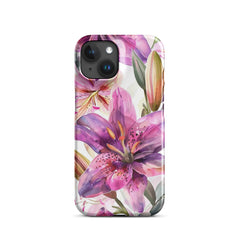 Watercolor Lily Snap case for iPhone