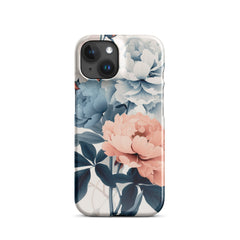 Tricolor Flowers Snap case for iPhone