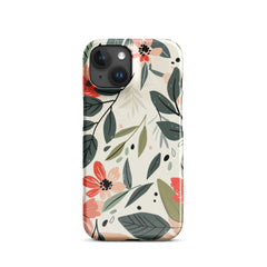 Flower leave Snap case for iPhone