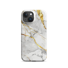 White Marble Snap case for iPhone