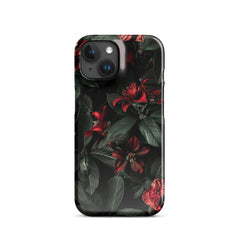 Floral Dark Snap case for iPhone