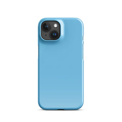 Aqua Blue Snap case for iPhone