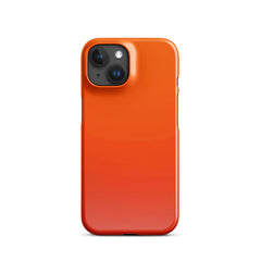 Orange Snap case for iPhone