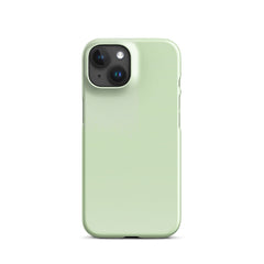 Light Green Snap case for iPhone