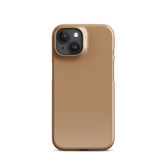 Brown Snap case for iPhone