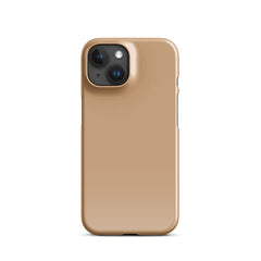 Light Brown Snap case for iPhone