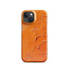 Orange Aastract Snap case for iPhone