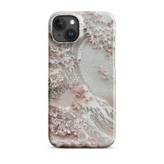 Great Wave White Snap case for iPhone