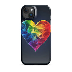 Ranbow Heart Snap case for iPhone