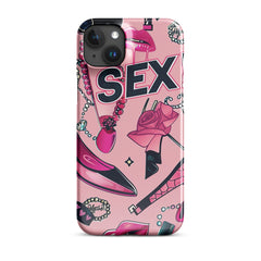 Pink Love Snap case for iPhone