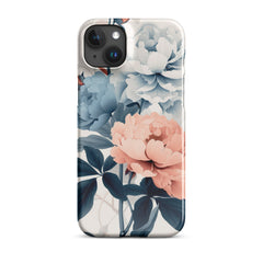 Tricolor Flowers Snap case for iPhone