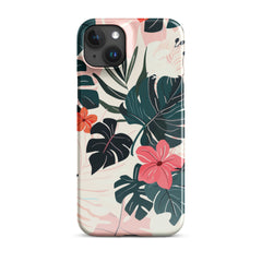 Flower leaves Snap case for iPhone