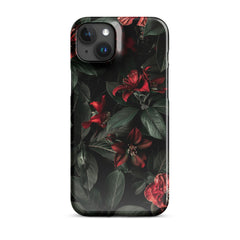 Floral Dark Snap case for iPhone