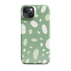 Sprinkle Green Snap case for iPhone