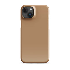 Brown Snap case for iPhone