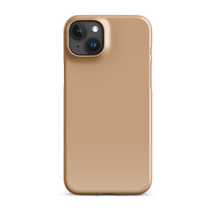 Light Brown Snap case for iPhone