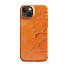 Orange Aastract Snap case for iPhone