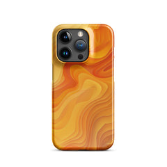 Abstract Yellow Snap Phone  case for iPhone