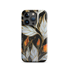 Stained Galss Leaves Snap case for iPhone