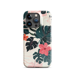 Flower leaves Snap case for iPhone