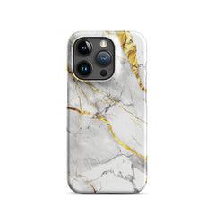 White Marble Snap case for iPhone