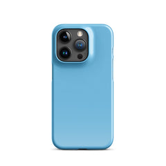 Aqua Blue Snap case for iPhone