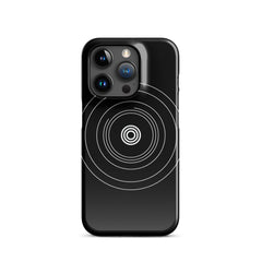 Black Circle Snap case for iPhone