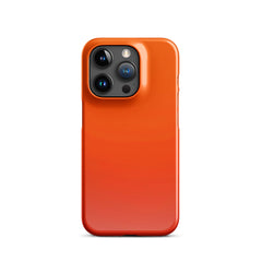 Orange Snap case for iPhone