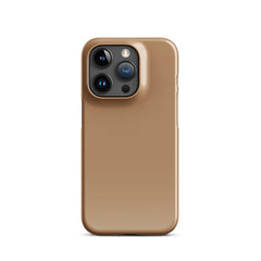 Brown Snap case for iPhone