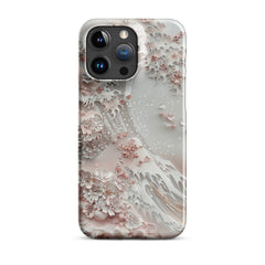 Great Wave White Snap case for iPhone