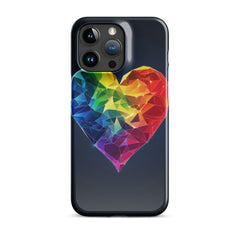 Ranbow Heart Snap case for iPhone