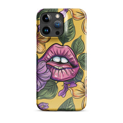 Vibrant Lips Snap case for iPhone