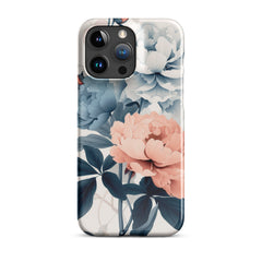 Tricolor Flowers Snap case for iPhone