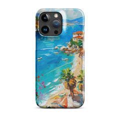 Mediterranean Beach Snap case for iPhone