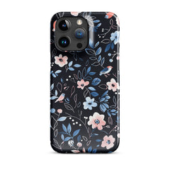 Blue Flowers Snap case for iPhone