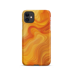 Abstract Yellow Snap Phone  case for iPhone