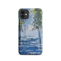 River Trees Snap case for iPhone