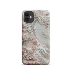 Great Wave White Snap case for iPhone