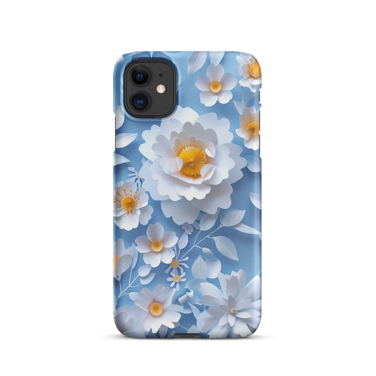 Daisy Blue Snap case for iPhone