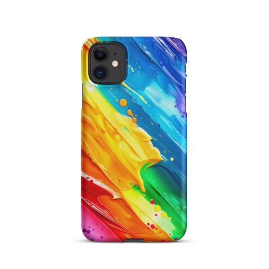 Rainbow Snap case for iPhone