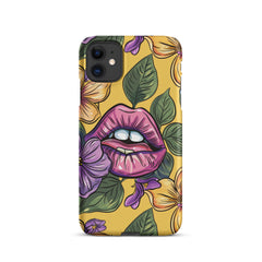 Vibrant Lips Snap case for iPhone