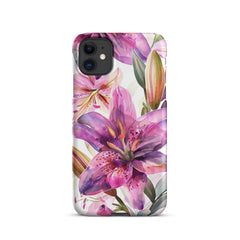 Watercolor Lily Snap case for iPhone