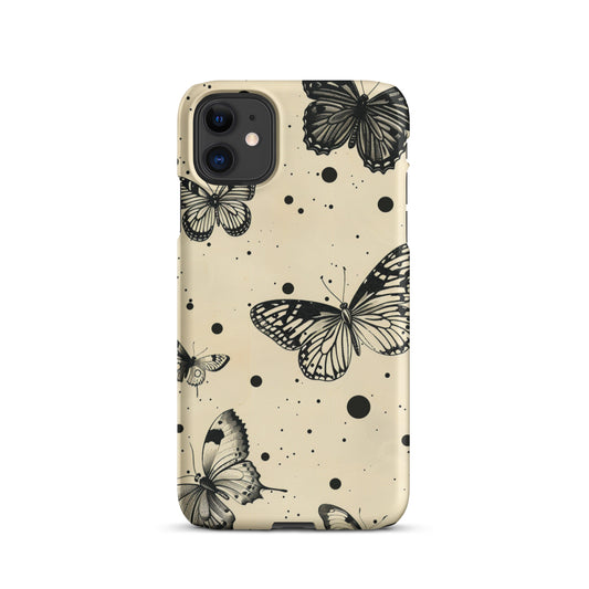 Vinatge Butterflies Snap case for iPhone